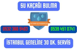 Su Kaçağı Bulma - Altyapı Tesisat