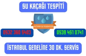 Su Kaçağı Tespiti - Altyapı Tesisat